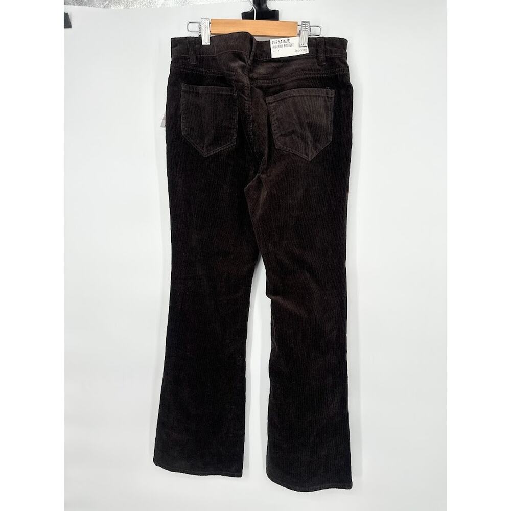 Kensie Jeans The Natalie High Rise Boot Cut Corduroy Pants Size 6 /28 Dark Brown - Picture 3 of 12